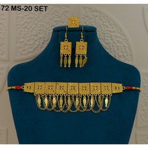 Gold Plated Fashion Martasha Necklace New Arabic Fashion Gold Plated Khannaki Necklace Elegant Dubai Bohemian Gold Plated - Product Image 6