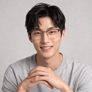 Half Frame Eyeglasses Photochromic UV420 <b>Square</b> Semi Rimless Plastic Lightweight Fashion Prescription Ready B2B Supply - Product Image 5