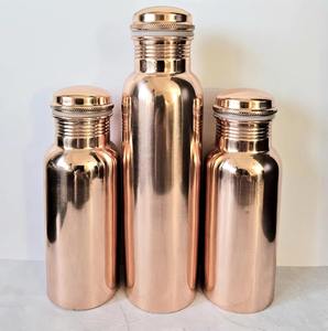 Botella de Agua de Cobre con Diseño de Mariposas Vintage, Termo Portátil de Viaje con Tapa de Cobre - Product Image 4