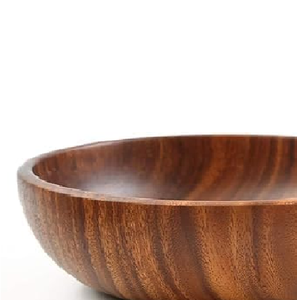 Tazón para Servir Pasta de Madera Natural Tallada, Ecológico, Resistente y Apto para Lavavajillas, para Cocina Casera y Restaurantes - Product Image 2