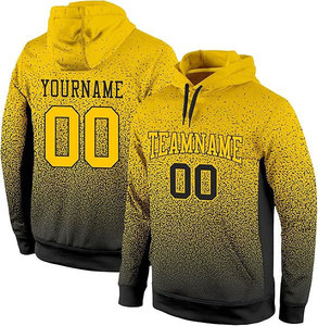 Sweat-shirt à capuche de hockey sur glace pour équipe, en tissu polaire chaud avec logos brodés, technique unie de qualité supérieure - Product Image 1