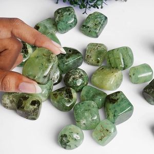 Piedra Natural de Prehnita Pulida al por Mayor, Fabricante y Proveedor de Gemas Curativas de Cristal de la India - Product Image 3