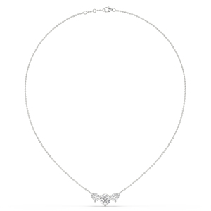 Pendentif personnalisé pour femme avec 2 diamants de laboratoire de 90 carats, or 14 carats ou 10 carats, taille poire brillante, certifié IGI, unique, léger et tendance - Product Image 5