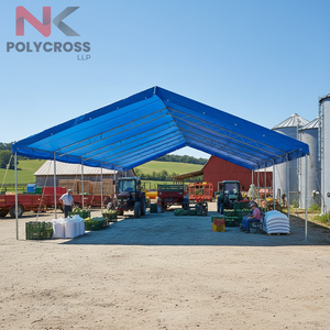 ผ้าใบกันน้ำสำหรับงานหนัก ป้องกันแสงแดด สำหรับไซต์ก่อสร้างและพื้นที่จัดเก็บกลางแจ้ง พร้อมคุณสมบัติป้องกันรังสียูวี สำหรับใช้งานกลางแจ้ง สวน และฟาร์ม - Product Image 3