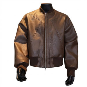 Full Sleeves Men's Cowhide <b>Leather</b> <b>Jacket</b> New Style Cowhide <b>Leather</b> <b>Jackets</b> Windproof <b>Leather</b> <b>Jacket</b> For Sale - Product Image 2