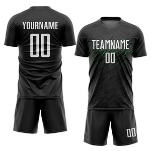 ชุดฟุตบอลเวนทูรา พิมพ์ลายดิจิตอลตามสั่ง เสื้อยืดเจอร์ซีย์ทรงเข้ารูปแห้งเร็วสำหรับผู้ชาย กางเกงขาสั้น ชุด 2 ชิ้น แบบกำหนดเองพร้อม OEM - Product Image 1