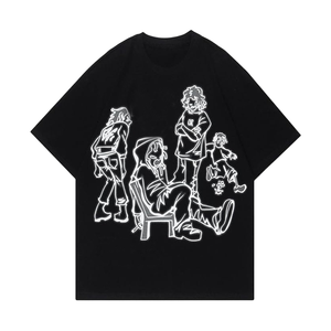 T-shirt Homme Oversize 100% Polyester Haute Qualité Coupe Ample Sérigraphié Écologique Respirant Personnalisez Votre Propre Design - Product Image 1