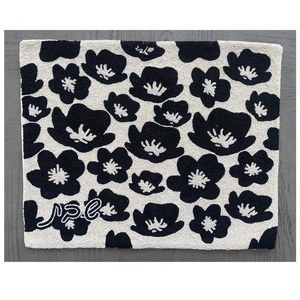 High Quality Floral Pattern Embroidered Glass Beaded Challah <b>Cover</b> Modern Jewish Shabbat <b>Table</b> <b>Cover</b> Jewish Wedding Gift - Product Image 4