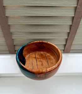 HUMAYUN WORLD CRAFTS Tazón de Madera Pulida para Alimentos, Tamaño Personalizado, de la Mejor Calidad, Ecológico, Hecho a Mano, Color Marrón, para Postres, Estilo Costero - Product Image 1