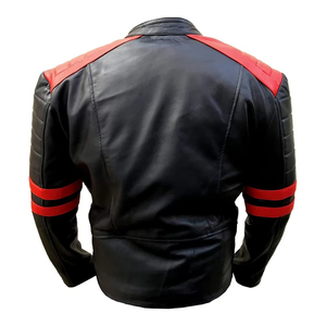 Machine Stitched Biker Moto Leather <b>Jackets</b> <b>Motorcycle</b> Racing Motorbike Outerwear <b>Jacket</b> Men Moto Riding Leathers <b>Jacket</b> - Product Image 2