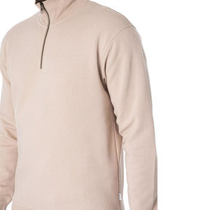 Premium Unisex Custom Embroidery Logo Fleece Quarter-<b>Zip</b> Pullover Sweatshirt Lightweight Warm Casual Outdoor <b>Top</b> OEM ODM Service - Product Image 4