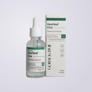 เซรั่มบำรุงผิวหน้าเกาหลี K-Beauty Gobaektaim Heartleaf Cica Soothing Ampoule ผลิตในเกาหลี 30 มล. เซนเทลล่า เอเชียติก้า - Product Image 2
