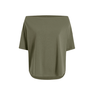 Verano nuevo superventas Top Sexy fuera del hombro suelta ajuste malla ombligo camiseta para mujeres transpirable Casual logotipo personalizado camiseta - Product Image 5