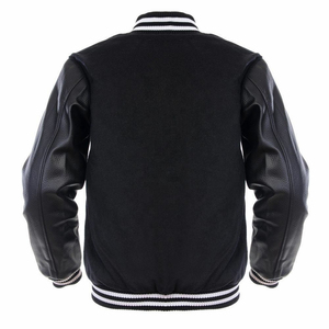 Veste de baseball en cuir pour homme, style universitaire, personnalisée, nouvelle collection 2025, haute qualité, vente en gros - Product Image 3