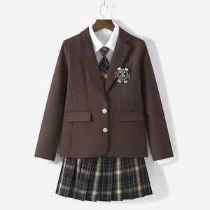 Blazer Escolar Personalizado al por Mayor con Logotipo Bordado, Dos Botones, Uniforme Básico de Primavera/Verano, 70% Poliéster, 30% Algodón - Product Image 5