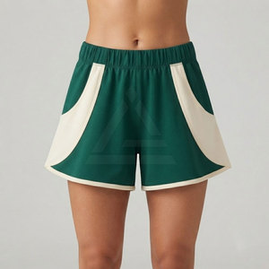 Shorts évasés modernes pour femmes avec taille haute élastique, style jambe large, tissu doux extensible, décontracté, pour l'entraînement, mode, vente en gros - Product Image 3