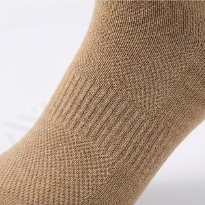 Crew <b>Socks</b> Solid Color Knitted Cotton Breathable Daily Wear Adult Autumn Casual Style - Product Image 5