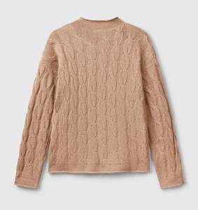 Pull en maille élégant pour femme - Col rond - Hiver - Haut de gamme - Fil doux - Pull de bureau respirant pour femme - Product Image 5