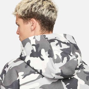 Sudadera Deportiva Personalizada para Hombre, con Capucha, Estilo Formal, de Forro Polar Técnico, con Estampado de Camuflaje, Cuello de Punto, Poliéster/Algodón, Transpirable, para Primavera - Product Image 5
