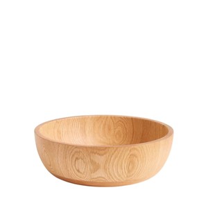 Bol de service en bois d'acacia fait main, grand saladier, vaisselle en bois massif écologique, design moderne, personnalisable, brun foncé - Product Image 6