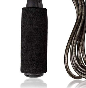 Steel Wire Speed Jump <b>Rope</b> with Foam Handles Durable Tangle Free for Home Gym Workout Unisex 2.5M Length for Gym Home Workout - Product Image 2