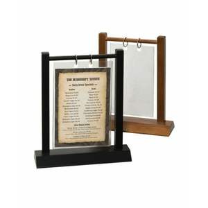 Marco de Madera Rectangular Ecológico para Exhibición de Menús en Restaurantes y Cafeterías |   Artesanía Hecha a Mano |   Precio al por Mayor Directo de Fábrica - Product Image 1