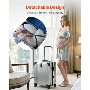 Almohada de maternidad en forma de L suave y transpirable para mujeres embarazadas Soporte de embarazo - Product Image 6