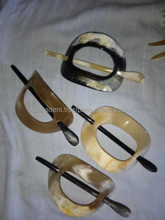 CLARMER New Fashion Women Hair Accessories High Quality Plated Buffalo Hornl Hair Claws for Girl Thick Hair