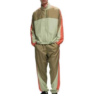 Ensemble 2 pièces pour homme en nylon, prix abordable, haute qualité, léger, ample, couleur unie, coupe-vent imperméable - Product Image 1