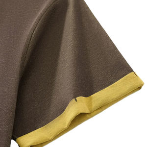 เสื้อยืดคอกลมสองชั้นปรับแต่งได้ แขนเสื้อตัดสี หลายสี ผ้าฝ้ายลำลอง สำหรับผู้ชายและผู้หญิง รับสั่งทำพิมพ์ลาย DTG DTF - Product Image 6