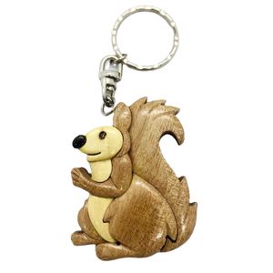 Porte-clés sculpté en bois instarsia, artisanat, qualité supérieure du VIETNAM, haute qualité - Product Image 1