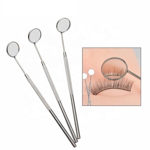 Single-Sided Grafting Eyelash Auxiliary Tool Small <b>Round</b> <b>Mirror</b> <b>with</b> <b>Lighting</b> for Eyebottom Reverse Observation Inspection - Product Image 3