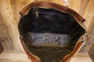 Bolso Tote de Cuero Vacuno, Elegante Bolso de Hombro con Pelo de Vaca, Nuevo Bolso de Mano, Bolso de Compras Elegante para Mujer - Product Image 6