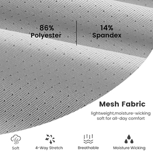 T-shirts de course athlétiques pour hommes en tissu mesh à manches courtes, vêtements de sport performants pour la gym et l'entraînement, hauts de sport athlétiques en gros - Product Image 6
