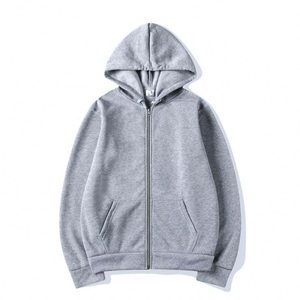 Sweat à capuche zippé épais de haute qualité pour homme, personnalisable en gros avec impression numérique et broderie, service OEM - Product Image 3