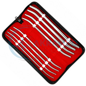 Juego de Dilatadores Uterinos Pratt de 8 Piezas, Acero Inoxidable, Ginecología, Obstetricia, Dilatadores Cervicales, Instrumentos Quirúrgicos, Certificación CE - Product Image 4