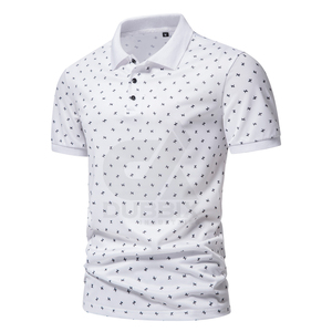 New2026 Comfortable 100% Cotton High <b>Collar</b> Regular Fit Breathable Anti-Wrinkle Eco-Friendly <b>T</b>-<b>Shirts</b> Polo <b>T</b> <b>Shirt</b> - Product Image 5