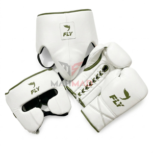 Nouvel ensemble de boxe Fly Boxing imprimé unique, 100% cuir véritable, gants de boxe professionnels, ensemble d'entraînement de boxe Pro Punching - Product Image 6