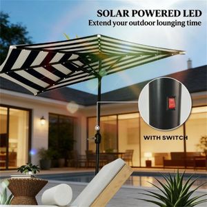 Ombrellone da Esterno Blu Navy per Terrazzo e Cortile Senza Base - Ombrelloni e Basi per Patio - Product Image 2