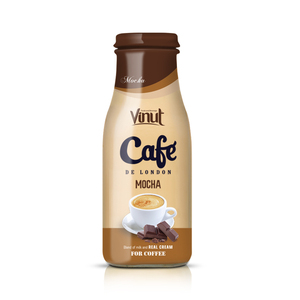 เครื่องดื่มลาเต้กาแฟ บรรจุขวดแก้ว 280 มล. พรีเมียม พร้อมดื่ม ยี่ห้อ VINUT สำหรับผู้ค้าส่ง ผู้นำเข้า และธุรกิจโฮเรก้า - Product Image 5