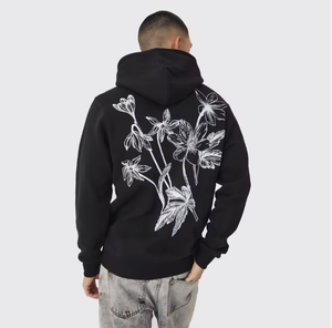 Sweat à capuche d'hiver personnalisé pour homme en gros - Pull molletonné 100 % coton avec impression numérique pour la gym et les loisirs - Product Image 1