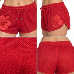 <b>Women's</b> Fashion Sheer Fishnet <b>Shorts</b> Swimwear Mesh <b>Shorts</b> <b>Swimming</b> <b>Shorts</b> Loose Fit Poolside Beach Cover Up Bottoms - Product Image 6