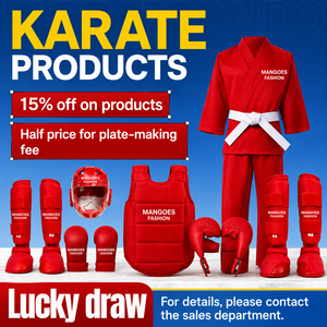 Custom Colors Taekwondo Uniforms Traditional 100% Cotton Breathable Quick Dry Adult Men V-Neck Dobok - Product Image 6