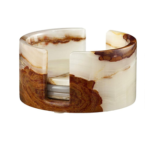 2026 New Wholesale <b>Marble</b> Onyx Drink Coasters Set Best Quality Modern Home Decor Kitchen Big Slab Antique - Product Image 4