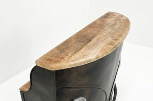 เคาน์เตอร์บาร์เหล็กไม้สไตล์วินเทจ - Product Image 4
