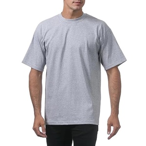 ผลิตเสื้อยืดผู้ชาย 100% ผ้าฝ้าย คอกลม แขนสั้น สีพื้น ทรงโอเวอร์ไซส์ ใส่สบายสำหรับฤดูร้อน เนื้อผ้าเจอร์ซีย์ ระบายอากาศได้ดี เป็นมิตรกับสิ่งแวดล้อม แห้งเร็ว - Product Image 1