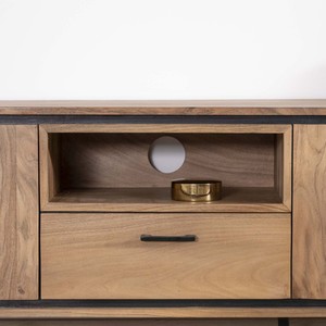 Mueble TV Vandana Silver Flow en madera de acacia, 180 cm, Baltik - Product Image 4