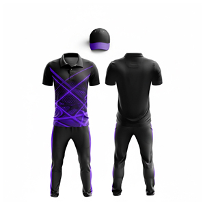 Premium Sublimated Cricket Team Jersey Set | <b>Men</b> Women Youth Cricket Wears Polo Shirt and <b>Trouser</b> Full Team Outfit custom - Product Image 2