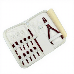 Juego Completo de Pinzas para Extensiones de Cabello de Acero Inoxidable con Agarre Fuerte para Profesionales del Cabello, Salón y Uso Personal - Product Image 6