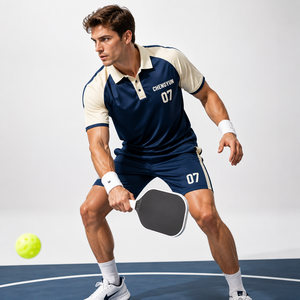 Conjunto de Camiseta y Pantalones Cortos de Pickleball Personalizados, Jersey de Pickleball Moderno con Tela que Absorbe la Humedad, Servicio de Diseño Gratuito - Product Image 1